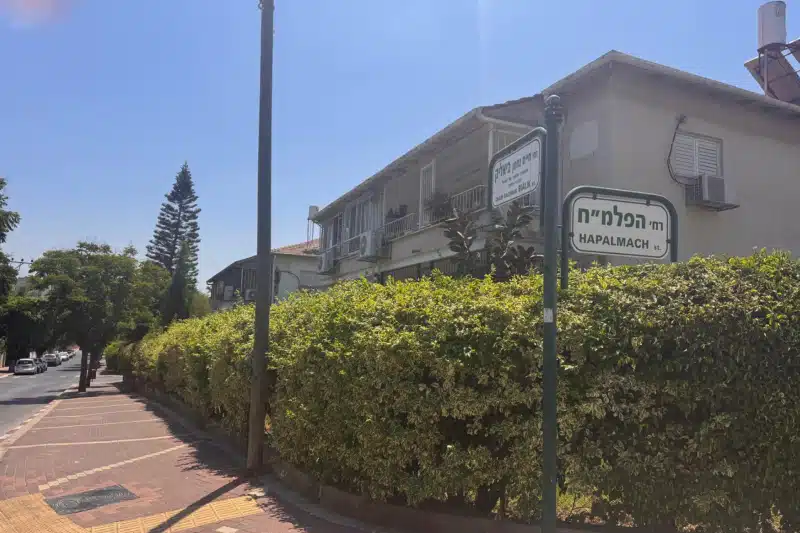 מבנה מגורים ותיק ברחוב פלמ"ח 7 בנס ציונה המיועד לפרויקט פינוי בינוי של חברת כהן סיטי.