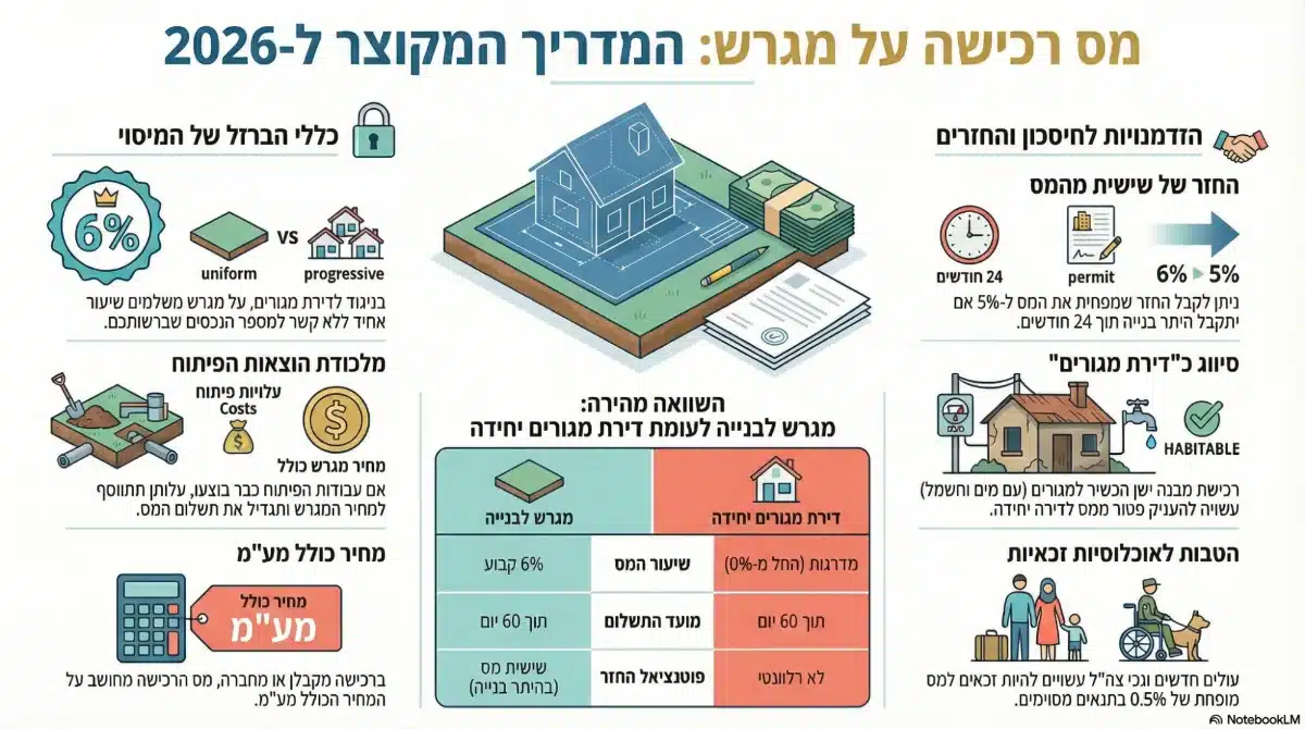 מס רכישה על מגרש